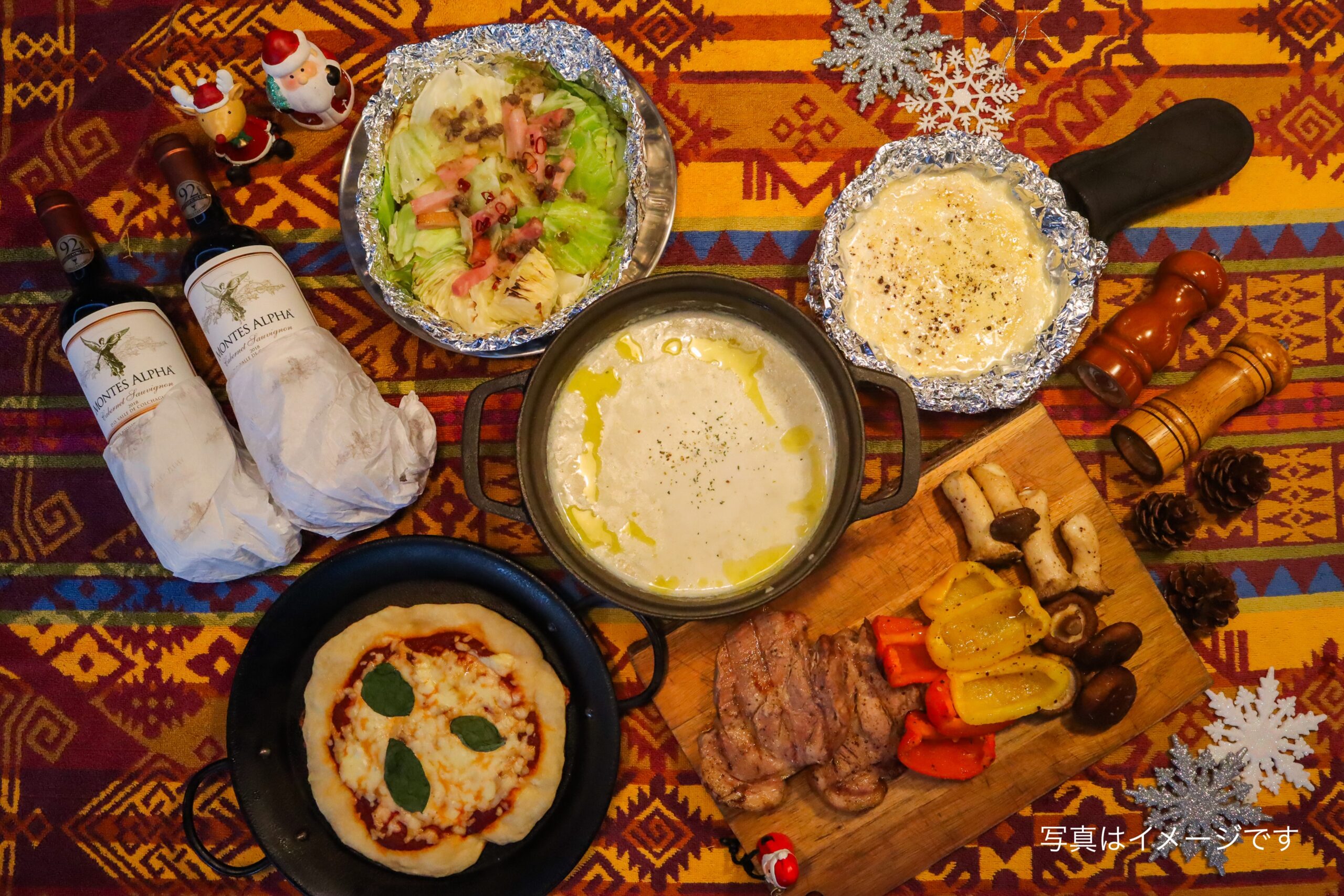 Winter BBQコースの料理イメージ